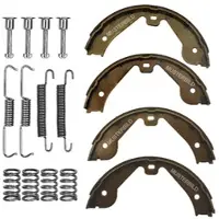 BESTPRICE Bremsbackensatz Feststellbremse+Zubehör [Hersteller-Nr. 10603938] für Audi, VW, Porsche
