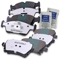 BESTPRICE 8x Bremsbeläge Vorder- und Hinterachse [Hersteller-Nr. 31252552] für Volvo, Mitsubishi
