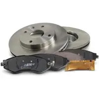 BESTPRICE Bremsscheiben + Bremsbeläge Vorderachse Belüftet [Hersteller-Nr. 10604065] für Chevrolet, Daewoo
