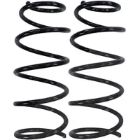 BESTPRICE 2x Fahrwerksfeder Vorderachse [Hersteller-Nr. 10661991] für Seat, VW