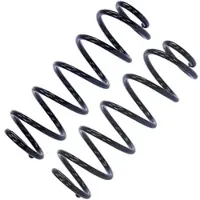 BESTPRICE 2x Fahrwerksfeder Hinterachse [Hersteller-Nr. 10651385] für Peugeot, Citroën