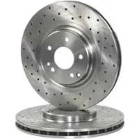 BESTPRICE Bremsscheibe Vorderachse Belüftet [Hersteller-Nr. 31470759] für Mercedes-Benz