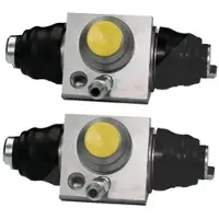 BESTPRICE 2x Radbremszylinder Alu Hinterachse [Hersteller-Nr. 10662512] für VW, Skoda, Audi, Seat