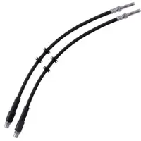BESTPRICE 2x Bremsschlauch Vorderachse [Hersteller-Nr. 10621042] für Mercedes-Benz
