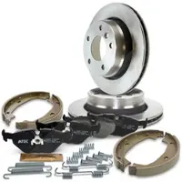 BESTPRICE Bremsscheiben + Bremsbeläge Hinterachse Belüftet [Hersteller-Nr. 10603990] für BMW