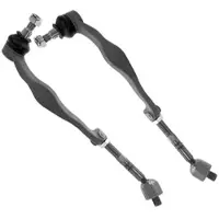 BESTPRICE 2x Spurstange komplett mit Spurstangenkopf [Hersteller-Nr. 10661979] für VW