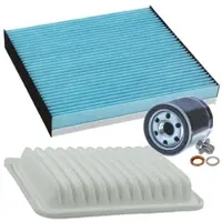 BESTPRICE Inspektionspaket Filtersatz SET A [Hersteller-Nr. 10694636] für Toyota