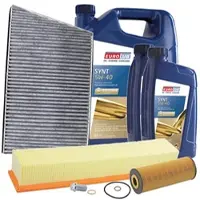 BESTPRICE Inspektionspaket Filtersatz SET A + 7l ÖL [Hersteller-Nr. 10493611] für Mercedes-Benz