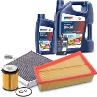 BESTPRICE Inspektionspaket Filtersatz SET A + 6l ÖL [Hersteller-Nr. 10493555] für Mercedes-Benz
