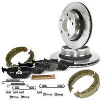 BESTPRICE Bremsscheiben + Bremsbeläge Hinterachse Belüftet [Hersteller-Nr. 10604008] für BMW