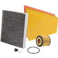 BESTPRICE Inspektionspaket Filtersatz SET A [Hersteller-Nr. 10492533] für Seat, VW, Skoda