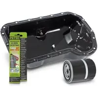 BESTPRICE Ölwanne + Filter [Hersteller-Nr. 10790177] für VW, Ford, Seat