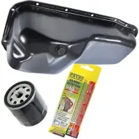 BESTPRICE Ölwanne + Filter + Dichtung [Hersteller-Nr. 10710930] für Opel