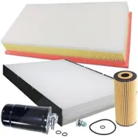 BESTPRICE Inspektionspaket Filtersatz SET B [Hersteller-Nr. 10493569] für VW, Audi, Skoda