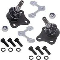 BESTPRICE 2x Traggelenk Vorderachse unten [Hersteller-Nr. 10660901] für Seat, Skoda, Audi, VW