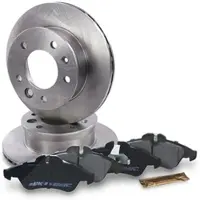 BESTPRICE Bremsscheiben+Bremsbeläge vorne belüftet [Hersteller-Nr. 10600533] für VW, Mercedes-Benz