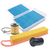 BESTPRICE Inspektionspaket Filtersatz SET B [Hersteller-Nr. 10694577] für Citroën, Peugeot