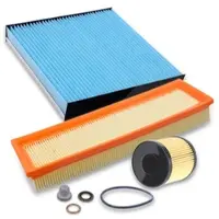 BESTPRICE Inspektionspaket Filtersatz SET A [Hersteller-Nr. 10694935] für Citroën, Peugeot