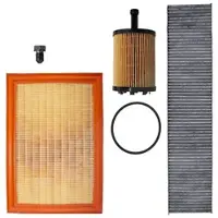 BESTPRICE Inspektionspaket Filtersatz SET A [Hersteller-Nr. 10694054] für Seat, Ford, VW