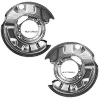BESTPRICE 2x Deckblech für Bremsscheibe Vorne [Hersteller-Nr. 31294111] für Audi, Skoda, VW, Seat