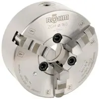Elmag RÖHM-Dreibacken Drehfutter, DM 125, DIN 6350, Gußkörper