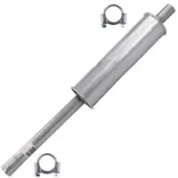 BESTPRICE Mittelschalldämpfer + Montagematerial [Hersteller-Nr. 40207805] für VW