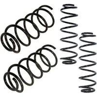 BESTPRICE 4x Fahrwerksfeder Vorderachse+Hinterachse [Hersteller-Nr. 31468215] für VW, Seat