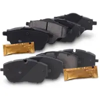 BESTPRICE 8x Bremsbeläge Vorne + Hinten [Hersteller-Nr. 40668202] für Opel, Peugeot, Ds, Citroën