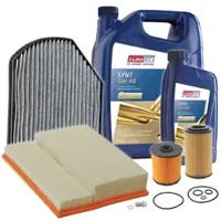 BESTPRICE Inspektionspaket Filtersatz SET B + 6l ÖL [Hersteller-Nr. 40197734] für Mercedes-Benz