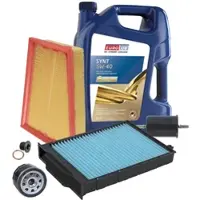 BESTPRICE Inspektionspaket Filtersatz SET B + 5l ÖL [Hersteller-Nr. 40207811] für Renault