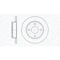 MAGNETI MARELLI Bremsscheibe [Hersteller-Nr. 361302040153] für Mazda, Ford