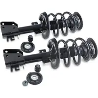BESTPRICE 2x Federbein komplett vorne [Hersteller-Nr. 40789855] für Opel, Nissan, Renault