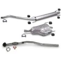 BESTPRICE Schalldämpfer Set + Montagematerial [Hersteller-Nr. 40675323] für Opel