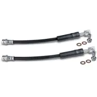 BESTPRICE 2x Bremsschlauch mit Hohlschraube hinten [Hersteller-Nr. 40792529] für VW, Audi, Seat, Cupra, Skoda