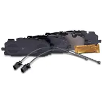 BESTPRICE Bremsbeläge + 2x Warnkontakt Vorderachse [Hersteller-Nr. 41839675] für VW, Audi