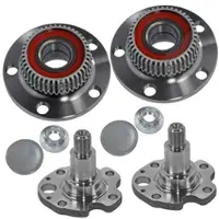 BESTPRICE 2x Radnabe Satz mit Lager + Achszapfen [Hersteller-Nr. 40197950] für Skoda, Audi, Seat, VW