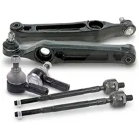 BESTPRICE 2x Querlenker +2x Spurstangenkopf +2x Axialgelenk vorne [Hersteller-Nr. 40483161] für Opel, Suzuki