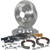 BESTPRICE Bremscheiben + Beläge + Bremsbacken + Zubehör Hinten [Hersteller-Nr. 40830991] für Mercedes-Benz