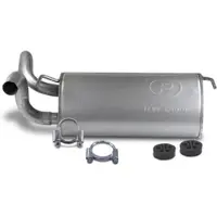 BESTPRICE Endschalldämpfer + Montagematerial [Hersteller-Nr. 41572606] für Chevrolet, Vauxhall, Opel