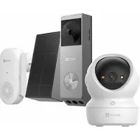 Ezviz EP3x Pro Video-Türklingel Kit + H6c Pro 3K Innenkamera – Paketerkennung – 360° Pan & Tilt – MicroSD & Cloud