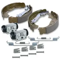 BESTPRICE Bremsbacken + Radbremszylinder + Zubehör [Hersteller-Nr. 34004706] für Opel, Vauxhall