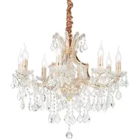 Ideal Lux Hängeleuchte Napoleon Sp8 Oro Rund