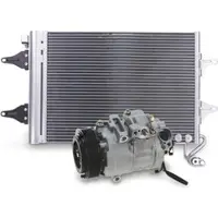BESTPRICE Kompressor + Kondensator [Hersteller-Nr. 41846762] für Skoda, Seat, VW