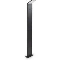 Ideal Lux Moderne Stehleuchte Style Aluminium Anthrazit Led 9W 4000K Natürliches Licht