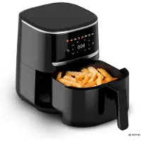 Aeco COMPACT Heissluft-Fritteuse 1500 W Timerfunktion, Antihaftbeschichtung Schwa