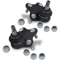BESTPRICE 2x Trag-/Führungsgelenk vorne [Hersteller-Nr. 40670796] für VW, Seat, Audi, Skoda