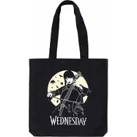 Grupo Erik Editores Erik Editores Wednesday Stofftasche Schwarz Schwarz One Size