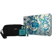 Versace Eros Pour Homme Eau De Toilette Spray 100ml Set 3 Artikel