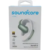 Anker AeroFit 2, Kabellos, Anrufe/Musik, 10 g, Kopfhörer, Grün