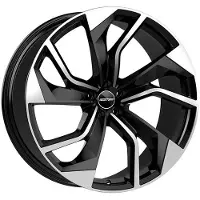 Gmp Rebel black diamond 8.5x19 ET47.5 - LK5/108 ML63.4 Alufelge schwarz